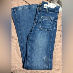 american eagle flare jeans, new with tags